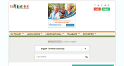Desktop Screenshot of indiadict.com